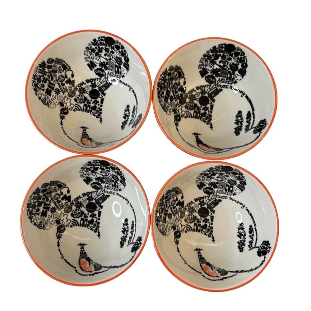 Disney Mickey Mouse Bowls Set of 4